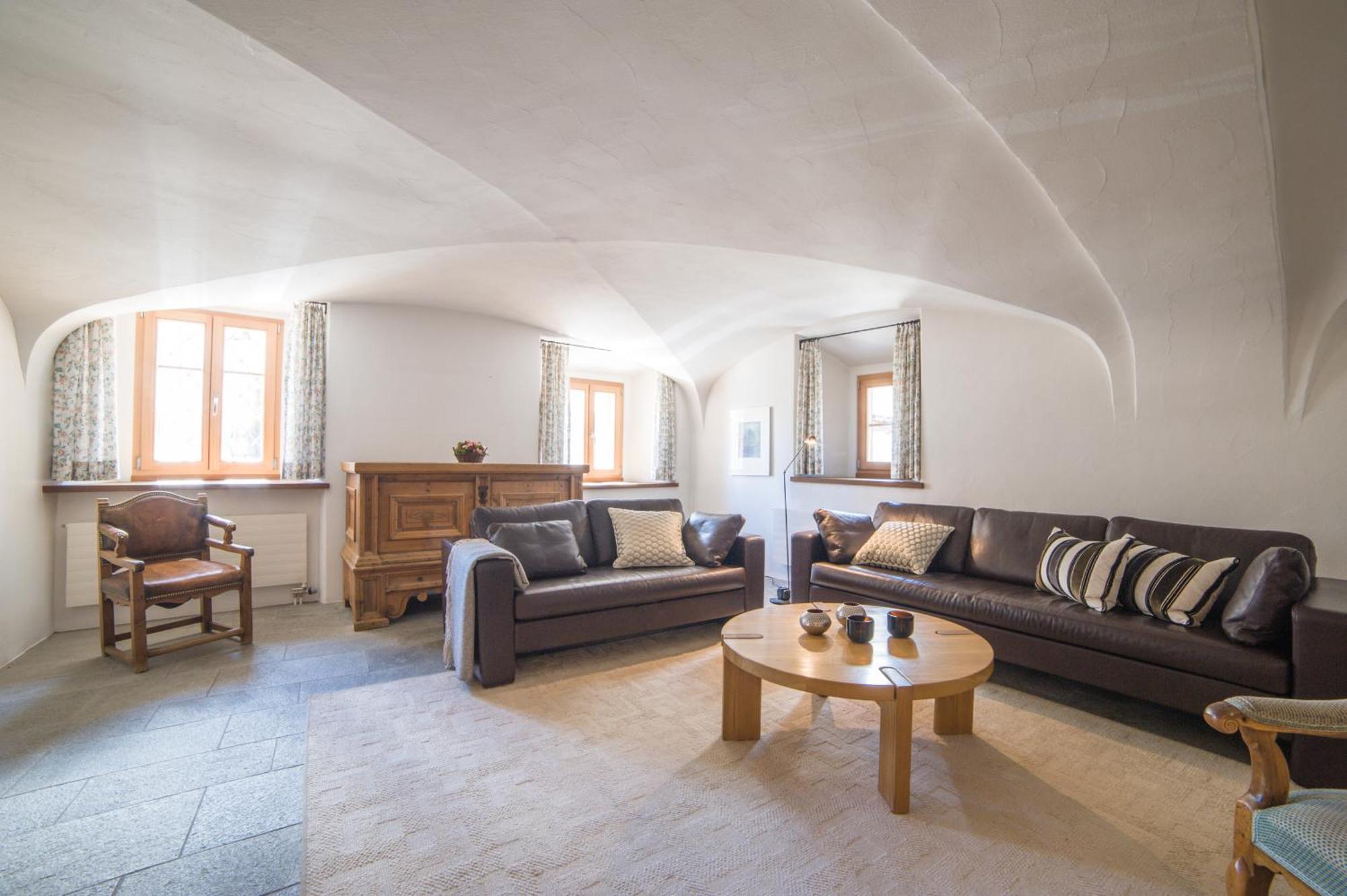 Chesa Michel Apartman Bever Szoba fotó