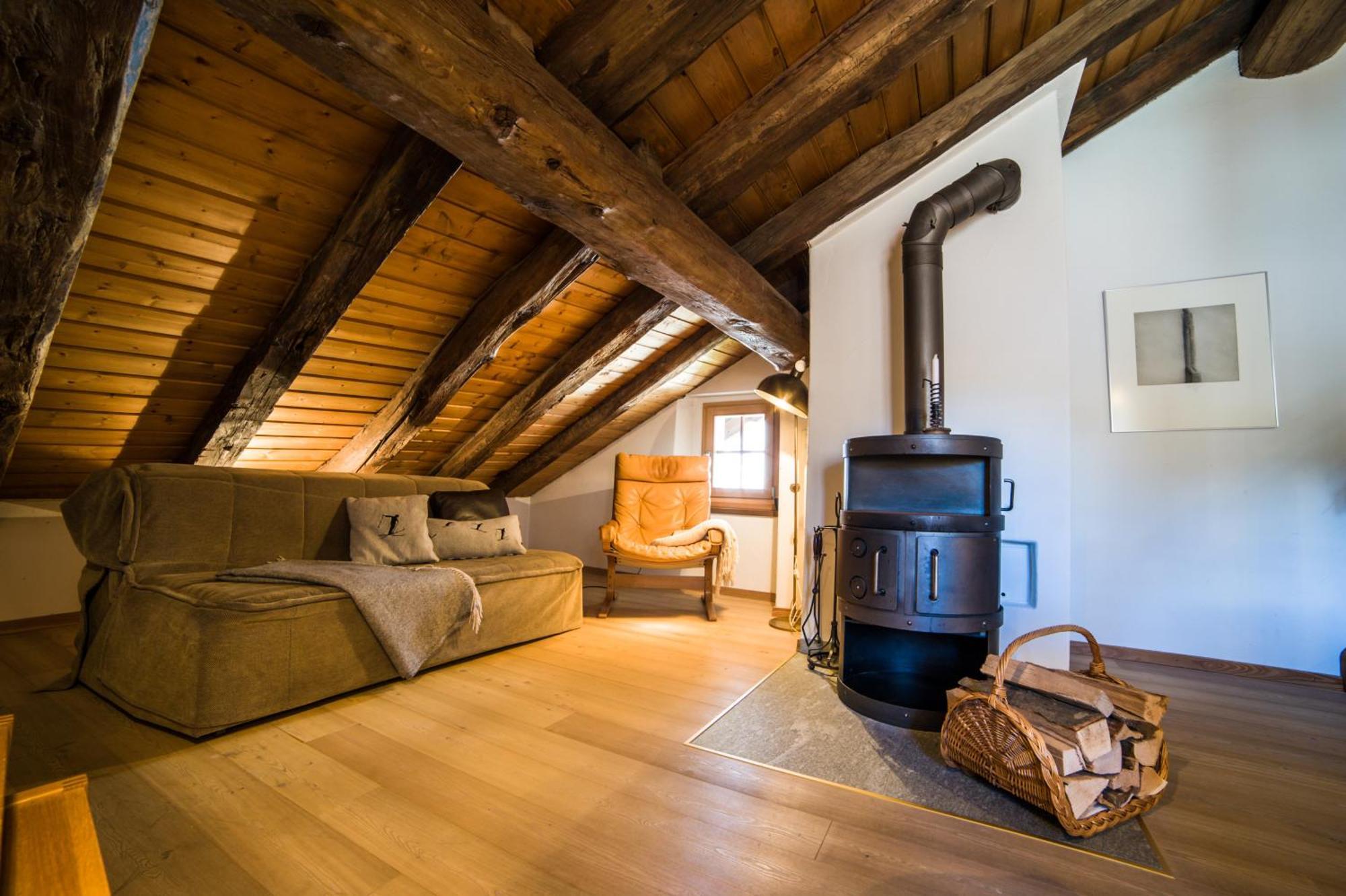 Chesa Michel Apartman Bever Szoba fotó