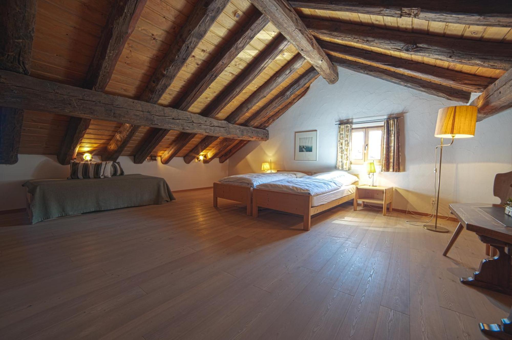 Chesa Michel Apartman Bever Szoba fotó