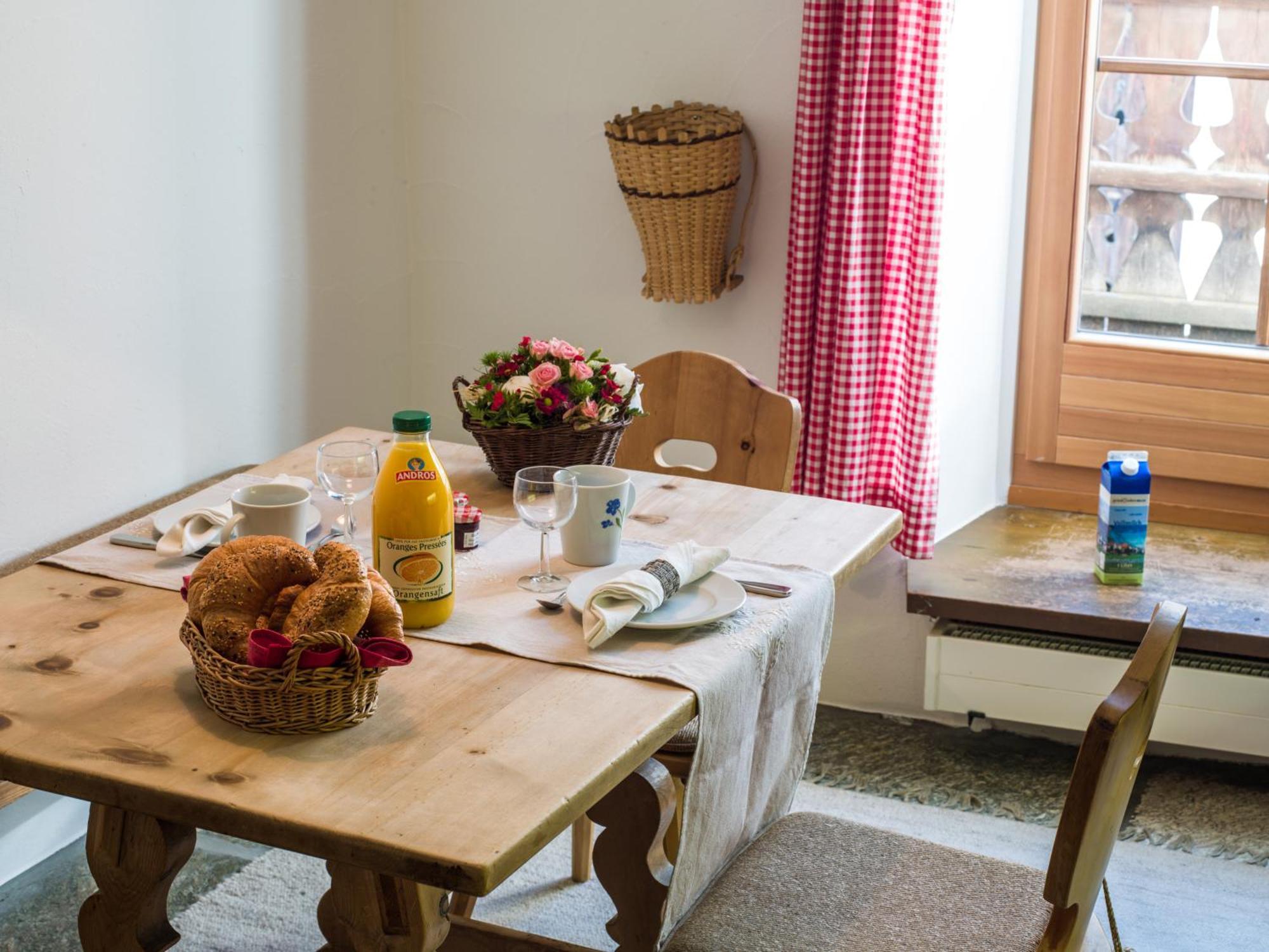 Chesa Michel Apartman Bever Szoba fotó